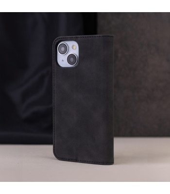 Išmanusis zomšinis dėklas skirtas Xiaomi Redmi 14C 4G 14C 5G Redmi A4 POCO C75 black