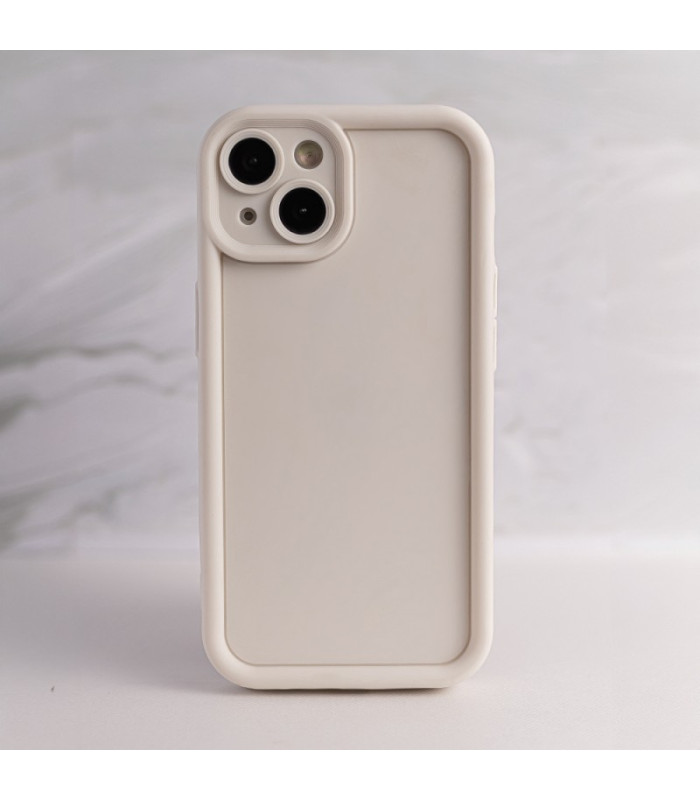 Apvadas TPU dėklas Samsung Galaxy A35 5G beige