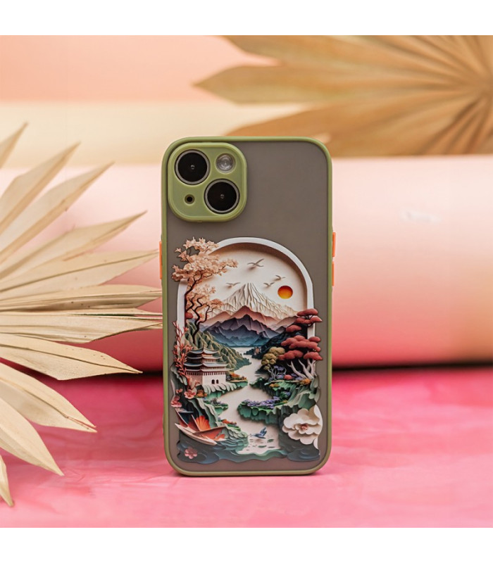 Itin madingas dėklas, skirtas "Xiaomi Redmi Note 13 Pro 5G Travel green