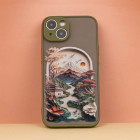 Itin madingas dėklas iPhone 12 6,1 Travel green