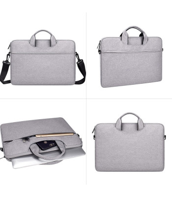 "Devia" nešiojamojo kompiuterio "MacBook" rankinė "Justyle" 15,4 pilka