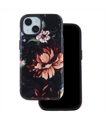 Dekoratyvinis dėklas iPhone 15 6,1 Peony