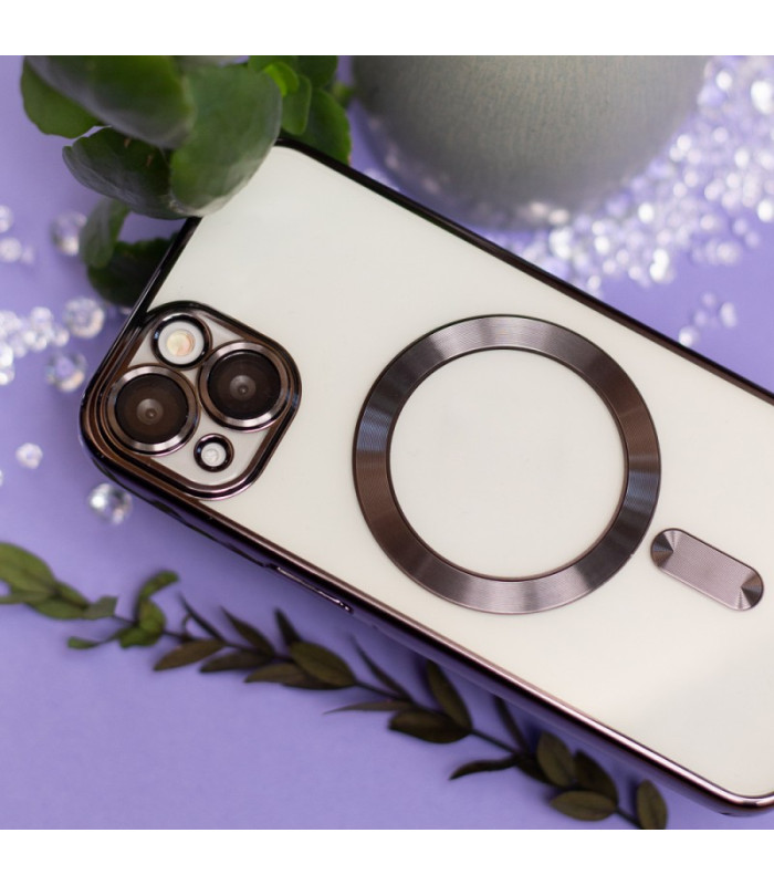 Spalva "Chrome Mag" dėklas iPhone 16 6,1 juodas