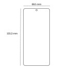 Grūdintas 2,5D stiklas, skirtas 