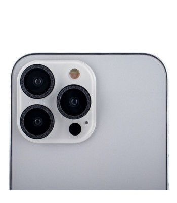 "iPhone 14 Plus" 6,7 juodų blizgučių akinių su lęšiais rinkinys (2 vnt.)