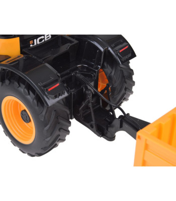 JCB nuotoliniu būdu valdomas vilkikas su priekaba Double E 1:16 RC0670
