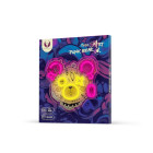 Neon ART LED PUNK TEDDY BEAR rožinė-geltona FLA01 Forever Light