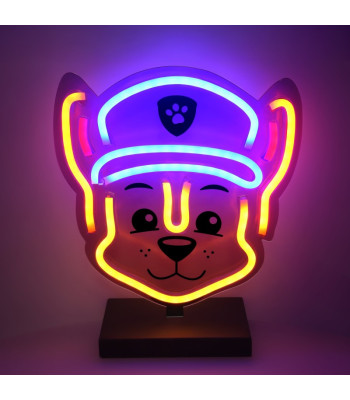 Neoninis šviesos diodas ant stovo Paw Patrol - Chase OW-120346