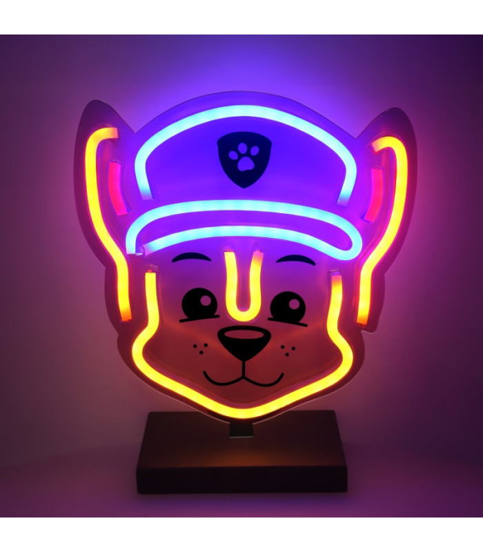 Neoninis šviesos diodas ant stovo Paw Patrol - Chase OW-120346