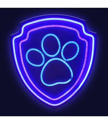 Pakabinamas neoninis LED "Paw Patrol" ant stiklo - Paw OW-130246