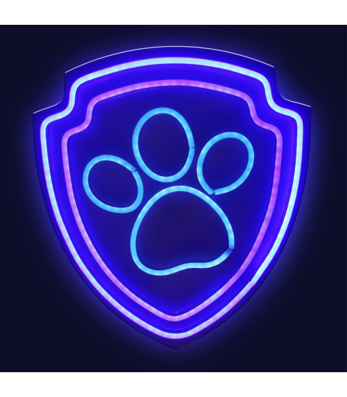 Pakabinamas neoninis LED "Paw Patrol" ant stiklo - Paw OW-130246
