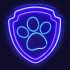Pakabinamas neoninis LED "Paw Patrol" ant stiklo - Paw OW-130246