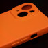 Silikoninis dėklas Xiaomi Redmi 13c 5G oranžinis