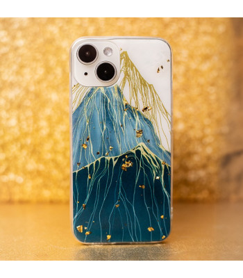 Auksinis korpusas "Gold Glam", skirtas "Samsung Galaxy A14 4G" / "A14 5G Mountain