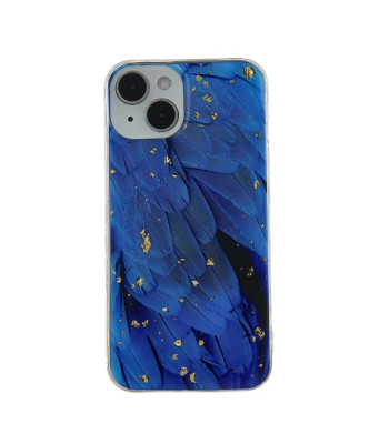 Gold Glam dėklas skirtas Samsung Galaxy A14 4G / A14 5G Blue