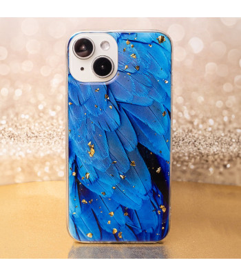 Gold Glam dėklas skirtas Samsung Galaxy A34 5G Blue