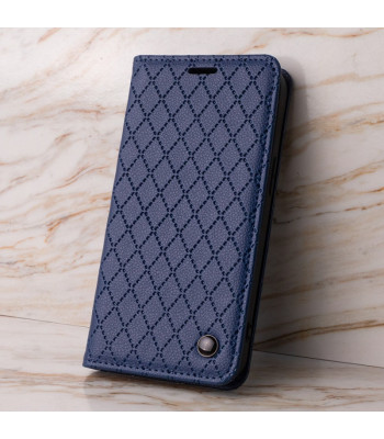Išmanusis "Caro" dėklas "Xiaomi Redmi A1" / "Redmi A2" tamsiai mėlynas