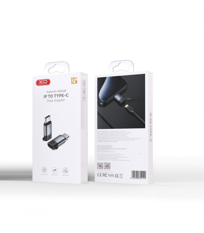 XO adapteris NB263B Lightning - USB-C 2A derva
