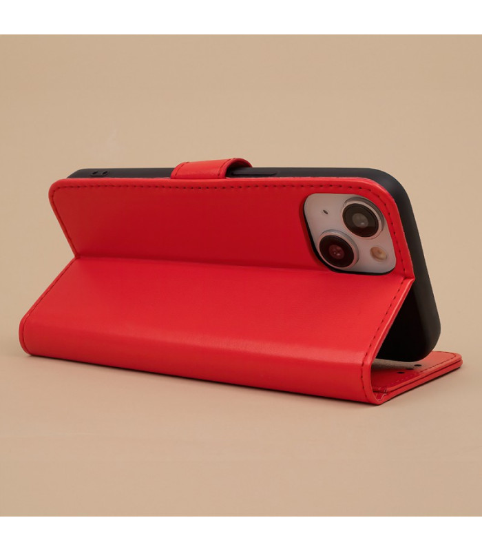 "Smart Classic" dėklas, skirtas "Xiaomi Redmi 13C 4G / 13C 5G", raudonos spalvos