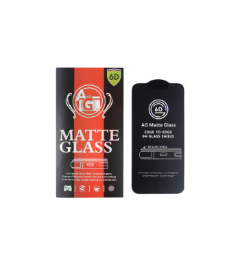 Grūdintas stiklas 6D matinis "Realme C53" juodam rėmeliui