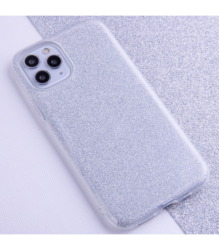 Blizgučiai 3in1, skirti Samsung Galaxy A55 5G sidabrinis