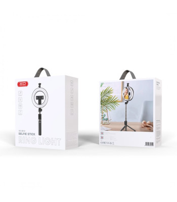 "XO" asmenukių lazda "Bluetooth" trikojis SS12 juodas 95 cm su LED lempa
