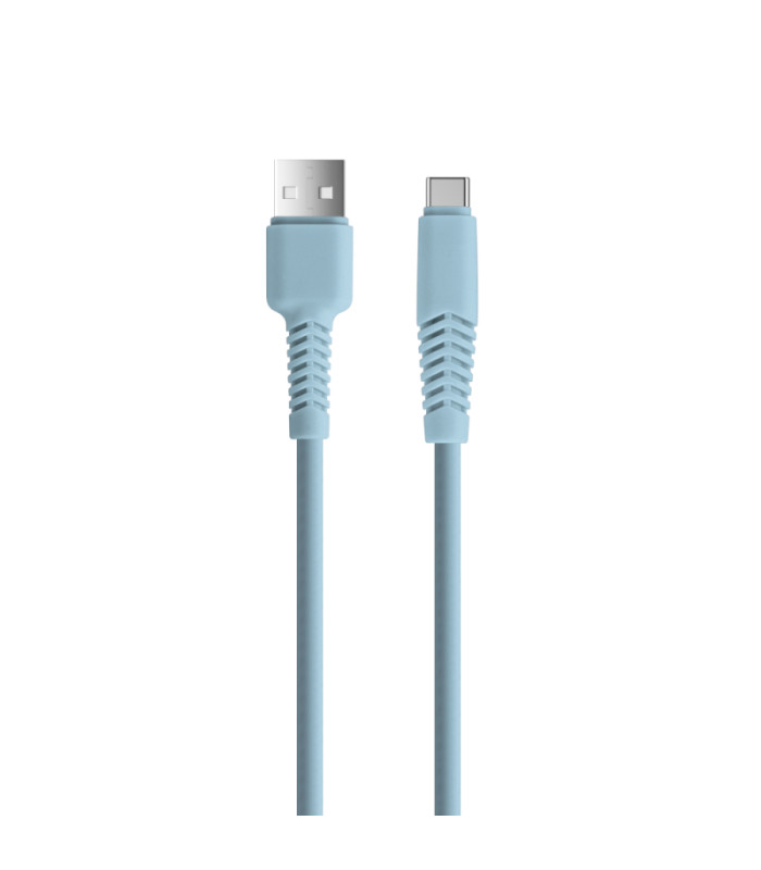 Setty kabelis USB - USB-C 1,5 m 2,1A KSA-C-1.523 mėlynas