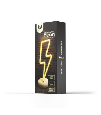 Neoninis LED ant stovo BOLT baltas FSNE03 Forever Light