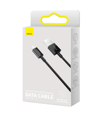 "Baseus" kabelis Superior USB - microUSB 2,0 m 2,0A juodas