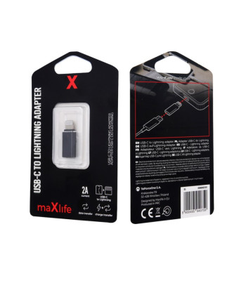 "Maxlife" USB-C ir "Lightning" adapteris