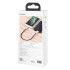 "Baseus" kabelis "Cafule Metal" USB - "Lightning" 0,25 m 2,4A juodas