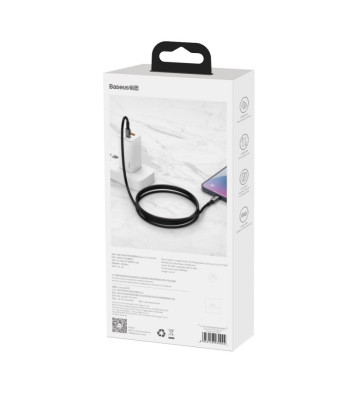 "Baseus" kabelis Tungsten PD USB-C - USB-C 2.0 m juodas 100W