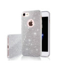 Blizgantis 3in1 dėklas iPhone 13 6,1 sidabrinis