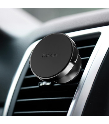"Baseus" automobilinis laikiklis "Small Ears" magnetinė oro ventiliacijos anga juoda