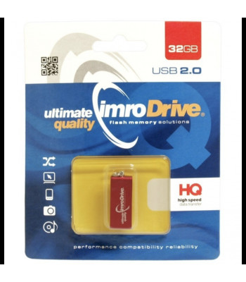 "Imro pendrive" 32GB USB 2.0 Edge raudona