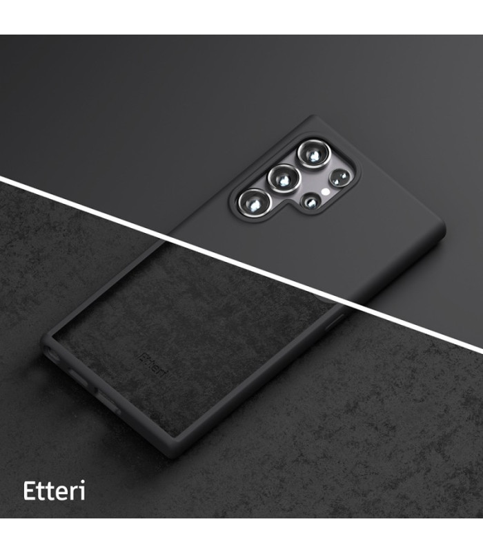 "Etteri" silikoninis dėklas "Samsung Galaxy S25 Ultra black