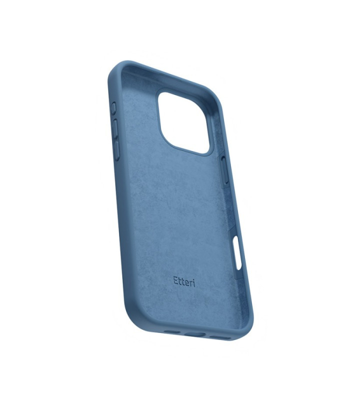"Etteri" silikoninis dėklas "iPhone 16 Pro 6,3", tamsiai mėlynas