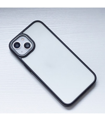 "Satin Matt" dėklas iPhone 16 6,1 juodas