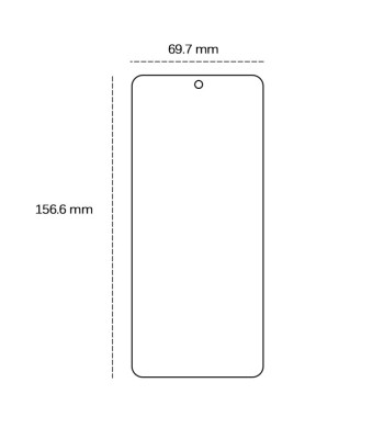 Apsauginis 2,5D grūdintas stiklas, skirtas "Samsung Galaxy A36 5G