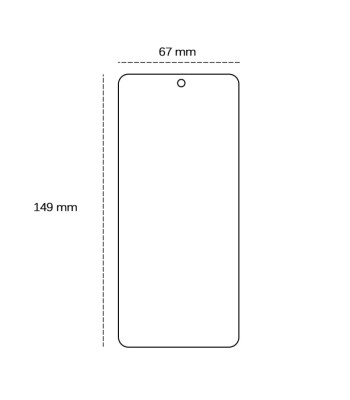 Grūdintas 2,5D stiklas, skirtas "Xiaomi 15