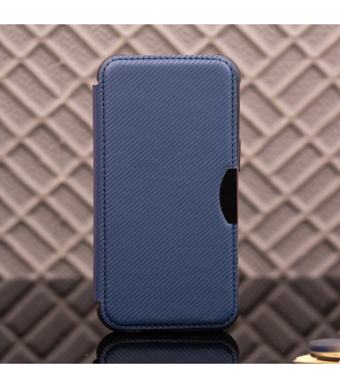 "Smart Carbon" dėklas "Samsung Galaxy S22" tamsiai mėlynas