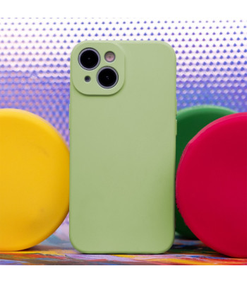 Silikoninis dėklas iPhone 14 6,1 mėtų spalvos