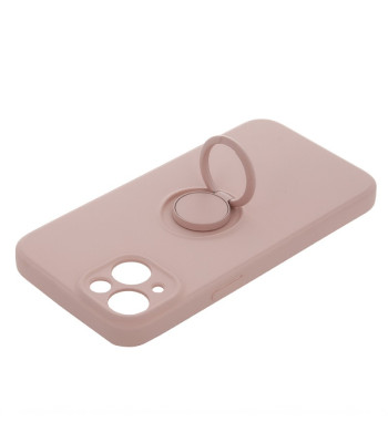 "Finger Grip" dėklas iPhone 15 6,1 rožinės spalvos