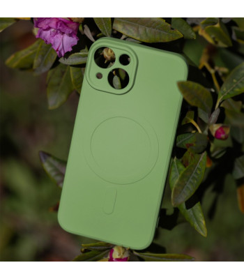 Paprastas "Color Mag" dėklas iPhone 14 6,1 šviesiai žalias