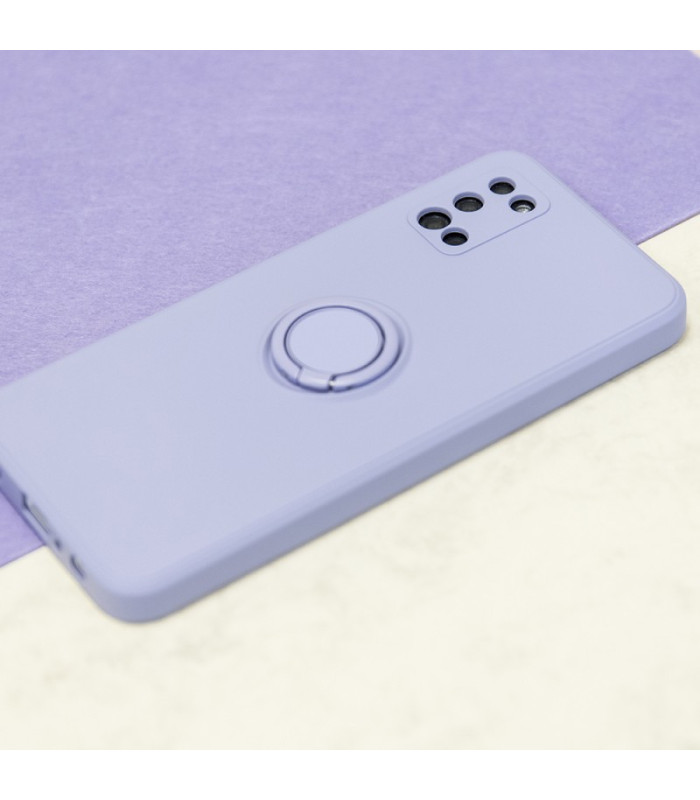 "Samsung Galaxy A05" dėklas "Finger Grip", violetinės spalvos