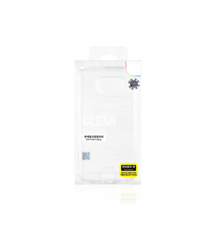 "Mercury Clear Jelly" dėklas, skirtas "Samsung Galaxy A25 5G (global)", skaidrus
