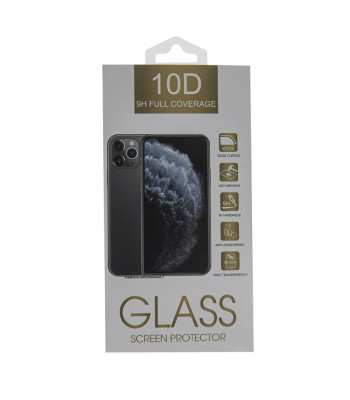 Apsauginis grūdintas stiklas 10D, skirtas "Nothing Phone" (2a) Plus, juodas rėmelis