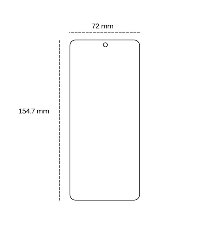 Apsauginis 2,5D grūdintas stiklas, skirtas "Samsung Galaxy S25 Plus