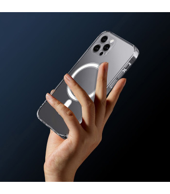 Anti Shock 1,5 mm Mag dėklas Samsung Galaxy S25 Ultra transparent