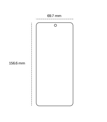 Grūdintas 2,5D stiklas, skirtas "Xiaomi 14T 14T Pro